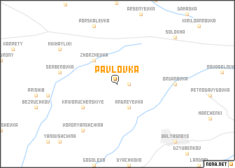 map of Pavlovka