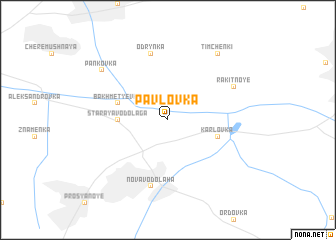 map of Pavlovka