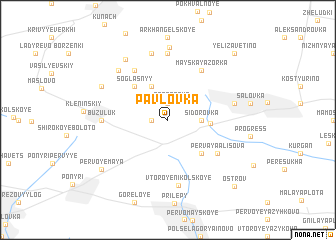 map of Pavlovka