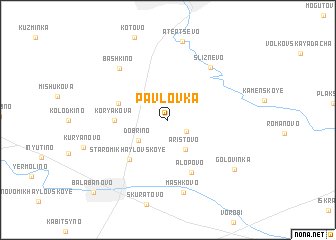 map of Pavlovka