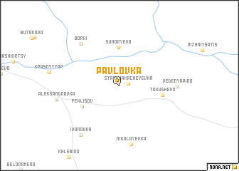 map of Pavlovka