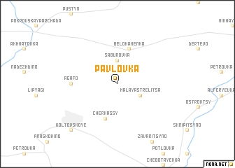 map of Pavlovka