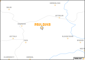 map of Pavlovka