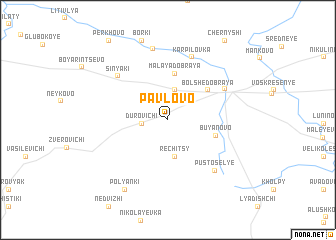 map of Pavlovo