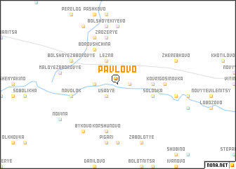 map of Pavlovo