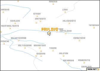 map of Pavlovo