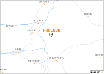 map of Pavlovo