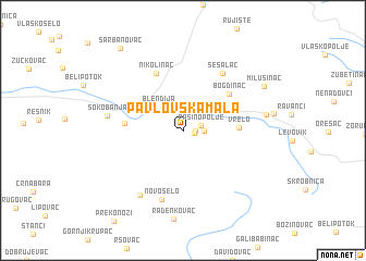 map of Pavlovska Mala