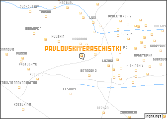 map of Pavlovskiye Raschistki