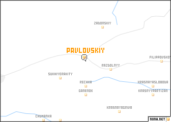 map of Pavlovskiy