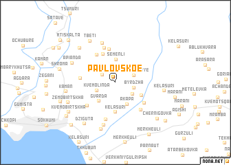 map of Pavlovskoe