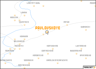 map of Pavlovskoye