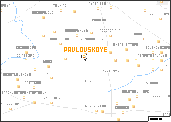 map of Pavlovskoye