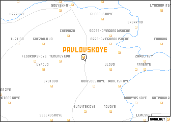 map of Pavlovskoye