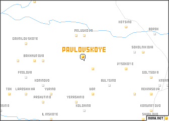 map of Pavlovskoye