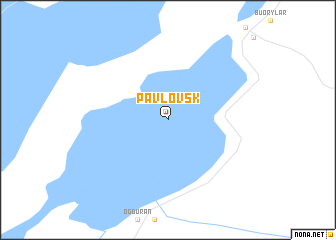 map of Pavlovsk