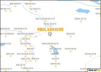 map of Pavlushkino