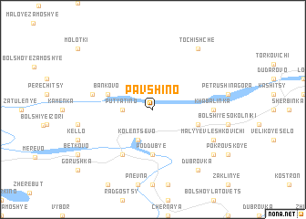 map of Pavshino