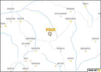 map of Pawa