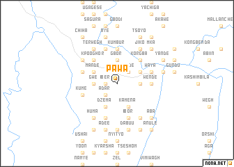 map of Pawa