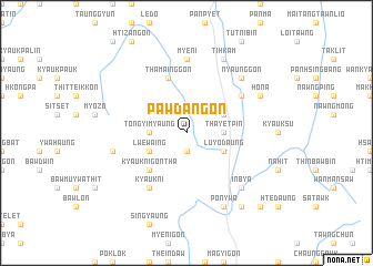 map of Pawdangon