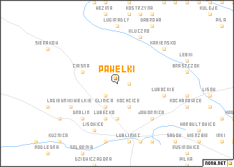 map of Pawełki