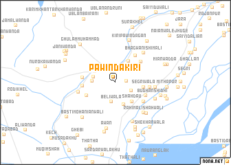 map of Pawinda Kiri