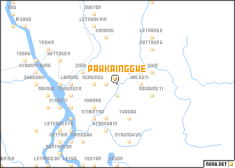 map of Pawkainggwe