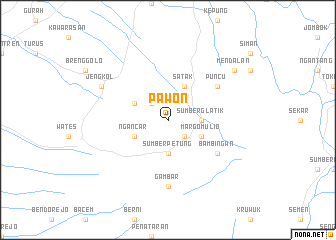 map of Pawon