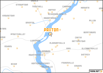 map of Paxton