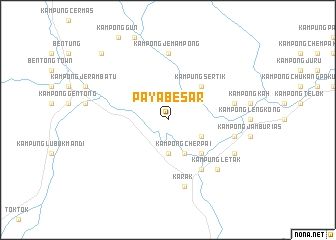 map of Paya Besar