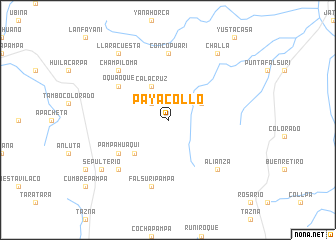 map of Payacollo