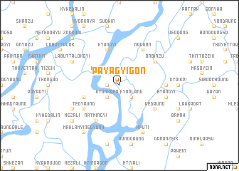 map of Payāgyigōn