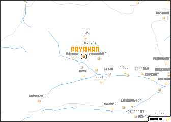 map of Pʼayahan