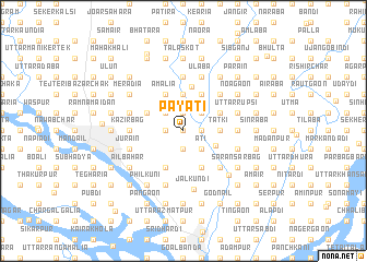 map of Pāyati