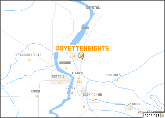 map of Payette Heights