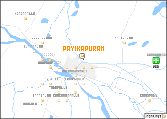 map of Payikāpuram