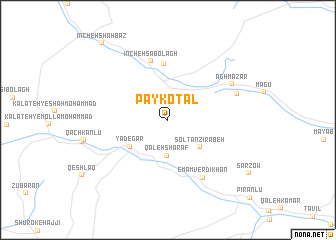 map of Pāy Kotal