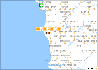 map of Payocpoc Sur