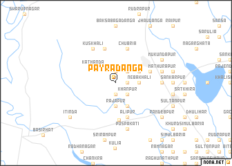 map of Payrādānga