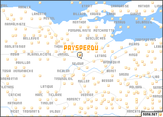 map of Pays Perdu