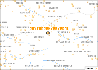 map of Pāy Tappeh-ye ‘Eyvonī