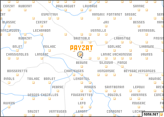 map of Payzat