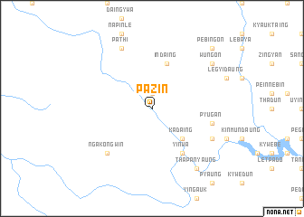 map of Pazin