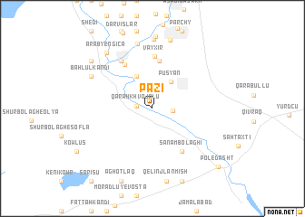 map of Pazī