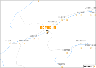 map of Paznaun