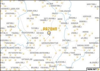 map of Pazohn