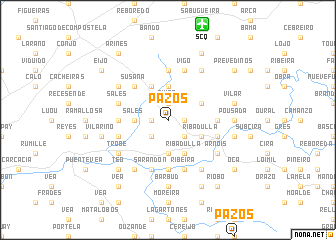 map of Pazos