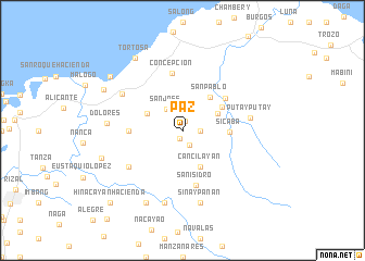 map of Paz
