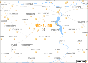 map of Pchelino